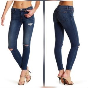 Hudson Krista Skinny Ankle distressed jeans